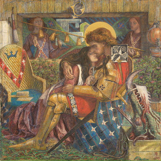Dante Gabriel Rossetti: The Wedding of St George and Princess Sabra